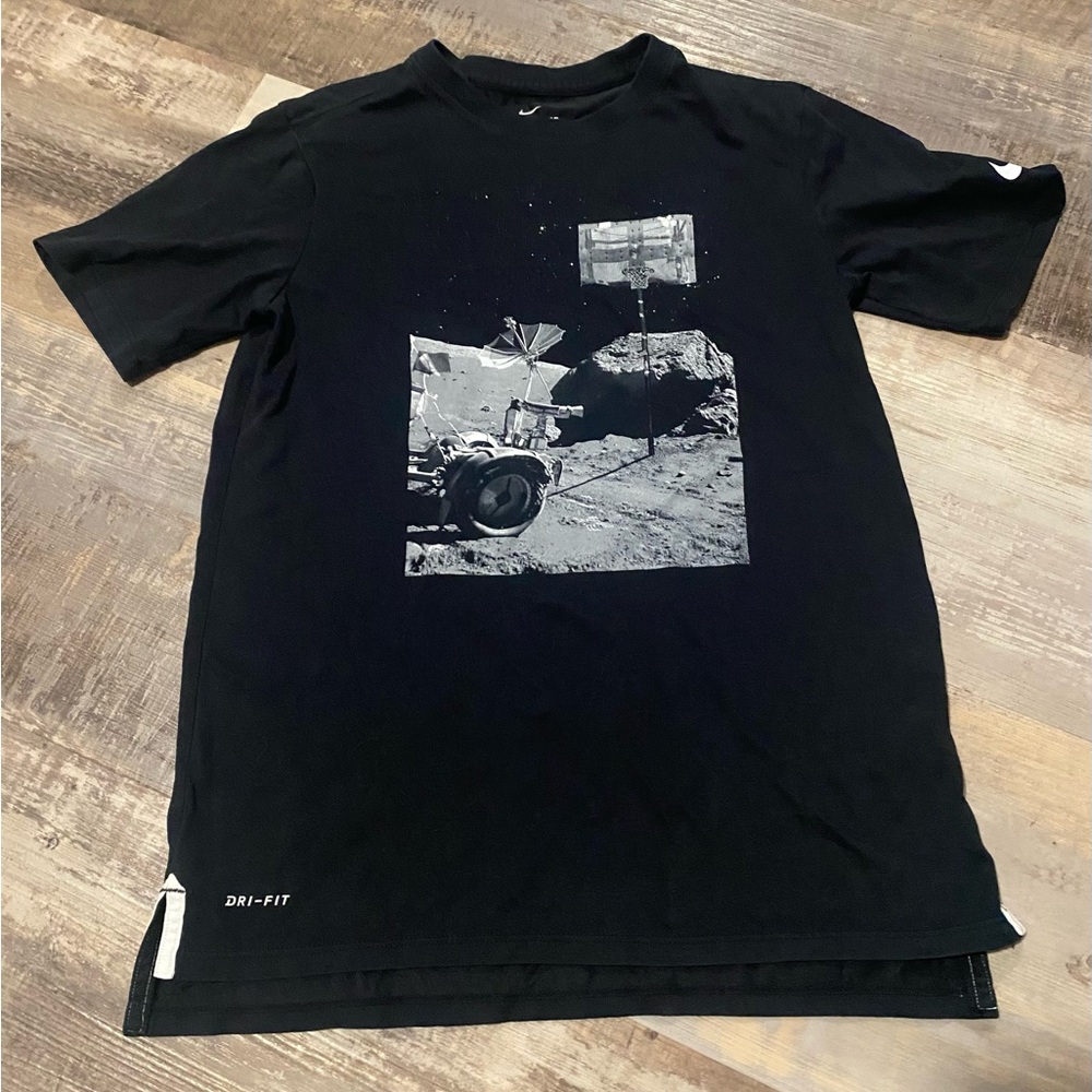 Nike Black Dri-FIT Tee with moonshot Graphic